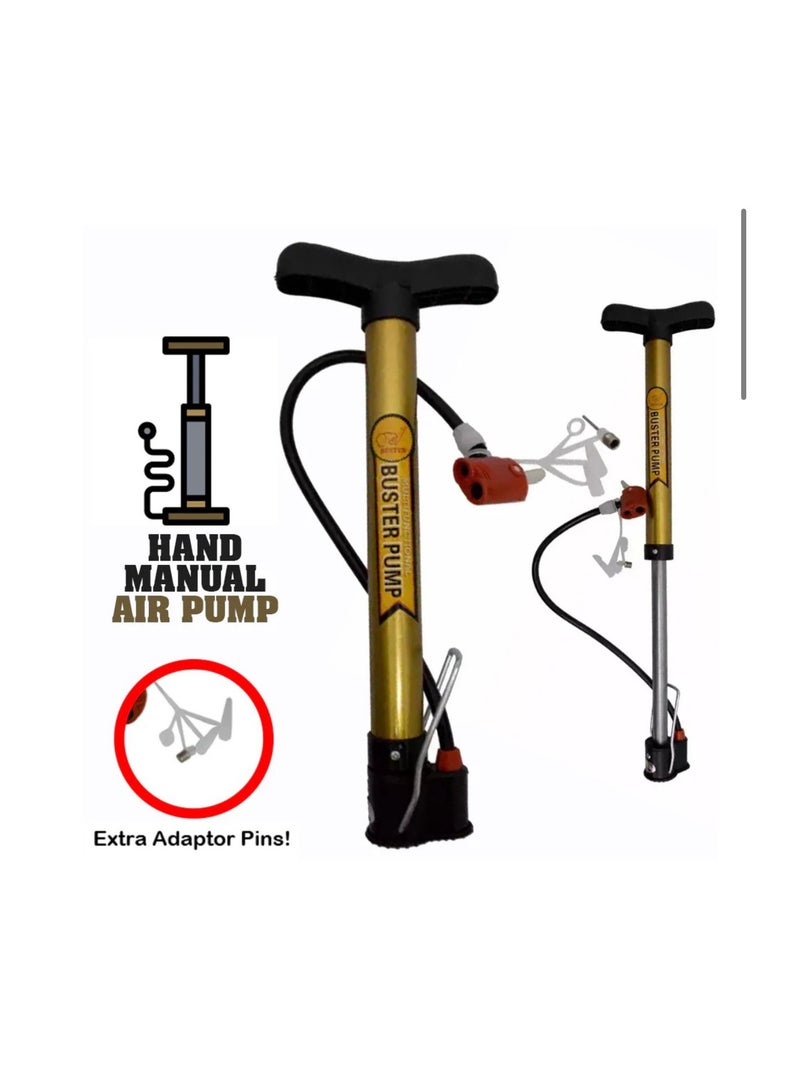 Buster Universal Air Pump for Football Basketball Bicycle Inflatables Multi Color Random  - Image 2