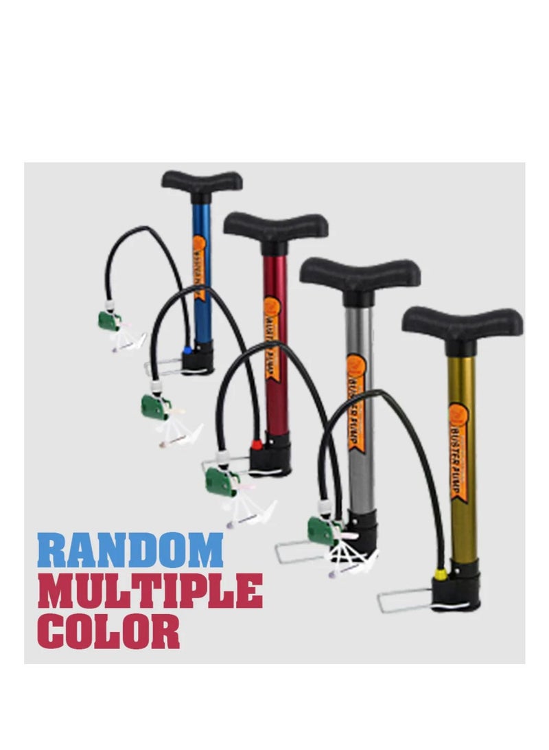 باستر مضخة هواء عالمية مع دبابيس محول إضافية لكرة القدم وكرة السلة والدراجات وركوب الدراجات ونفخ الإطارات والكرات الرياضية القابلة للنفخ متعددة الألوان المحمولة - Image 5