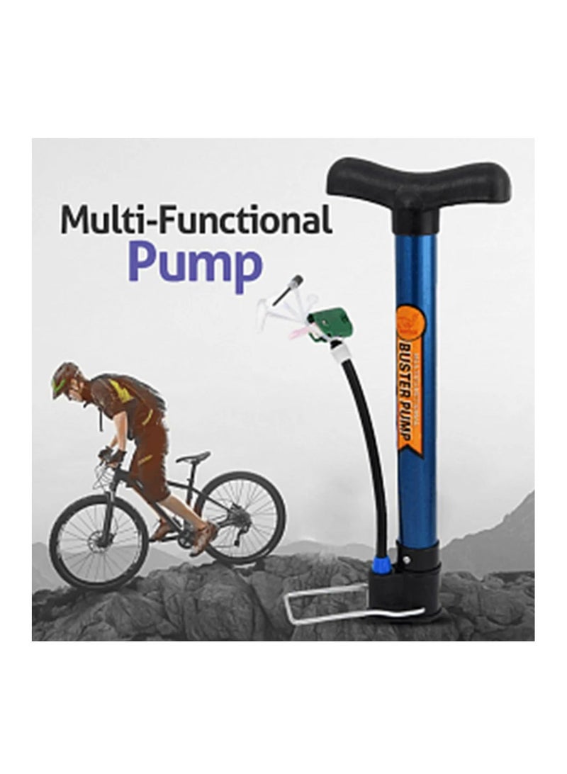 باستر مضخة هواء عالمية مع دبابيس محول إضافية لكرة القدم وكرة السلة والدراجات وركوب الدراجات ونفخ الإطارات والكرات الرياضية القابلة للنفخ متعددة الألوان المحمولة - Image 2