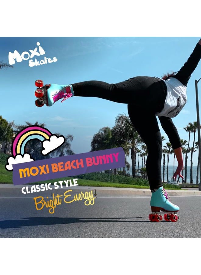Moxi زلاجات شاطئ الأرنب بعرض متوسط، مقاس 7، بطيخ - Image 3
