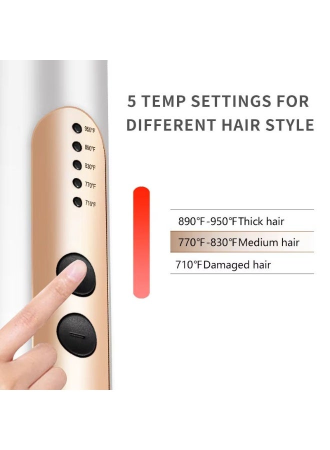 Hair Straightening Fast Heating Professional Hair Curler Hair Comb Brush(Different Colour) - Image 3