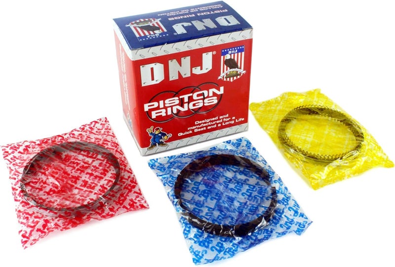 DNJ Piston Ring Set Standard Size PR220 for 01-05 Honda Civic 1.7L L4 SOHC