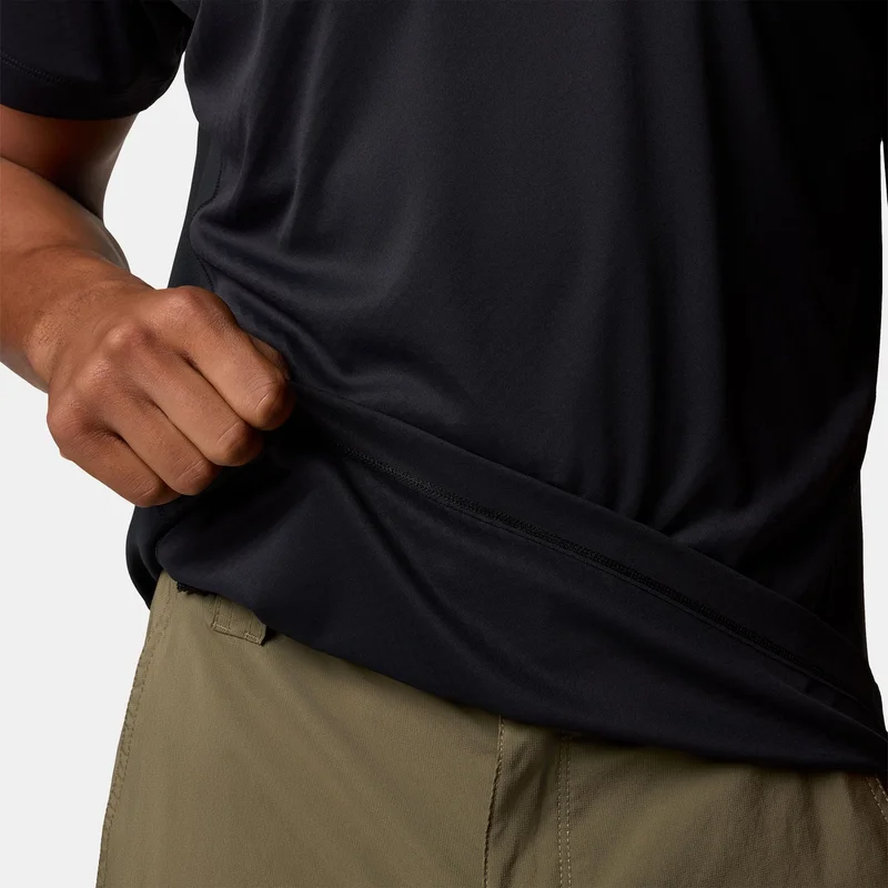 Columbia Black Men's Zero Rules Light Technical Hiking T-Shirt for Men | Best Price UAE