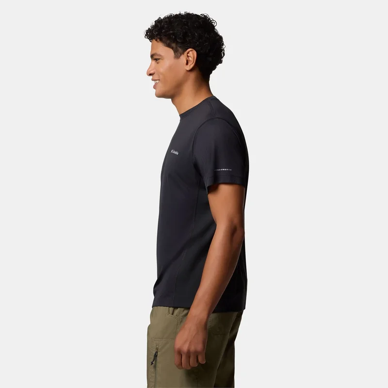 Columbia Black Men's Zero Rules Light Technical Hiking T-Shirt for Men | Best Price UAE