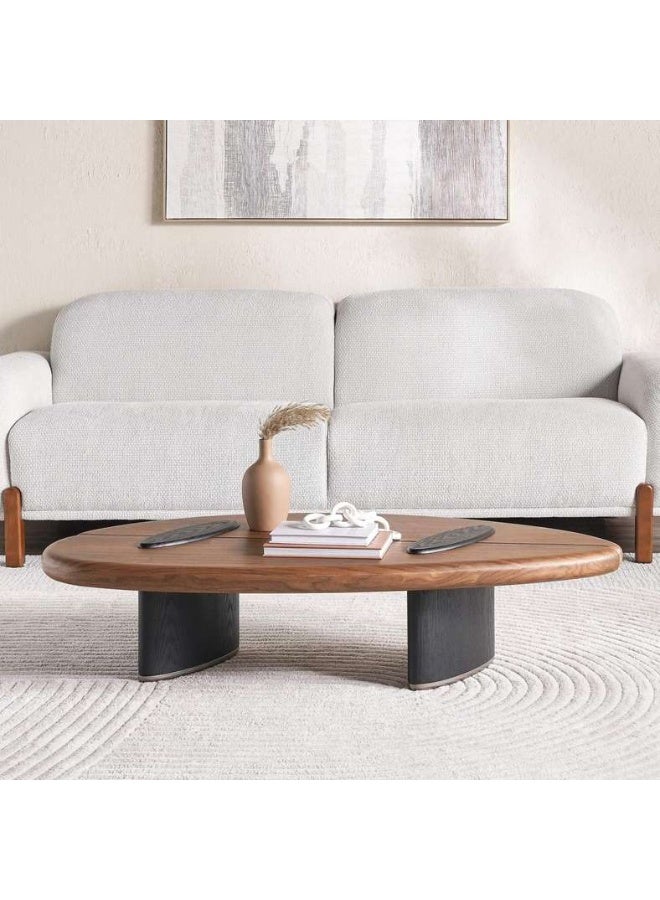 Pan Home Delger Coffee Table - Brown and Black - Image 2