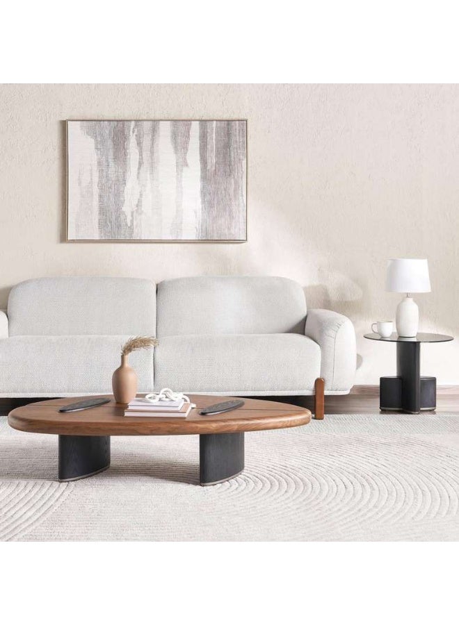 Pan Home Delger Coffee Table - Brown and Black - Image 5