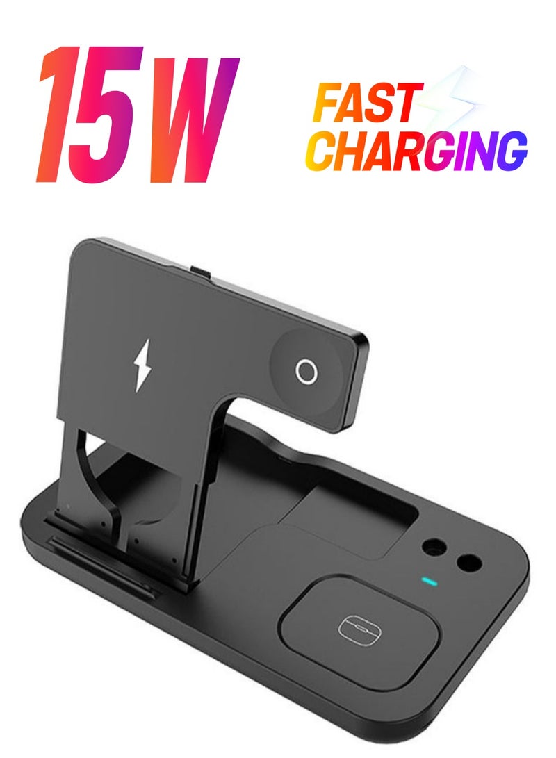Phone Planet 4 In 1 Wireless Charger for Mobile Phone - Image 1