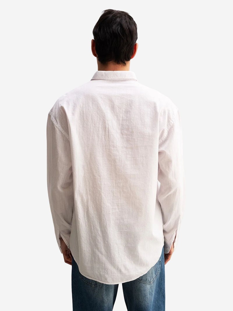 GIESTO Cotton Oversized Button-Up Shirt - Image 3