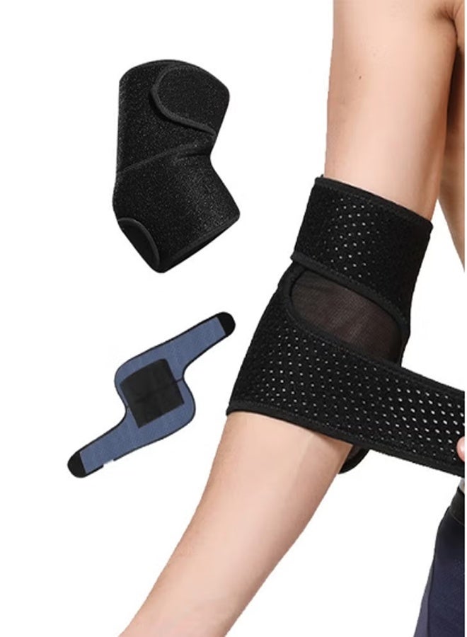 Elbow Support, Elbow Brace, Adjustable Elbow Sleeve, Tennis Elbow Sleve, Arm Wrap Strap, Sleve for Elbow Sleeve for Gym - Image 1