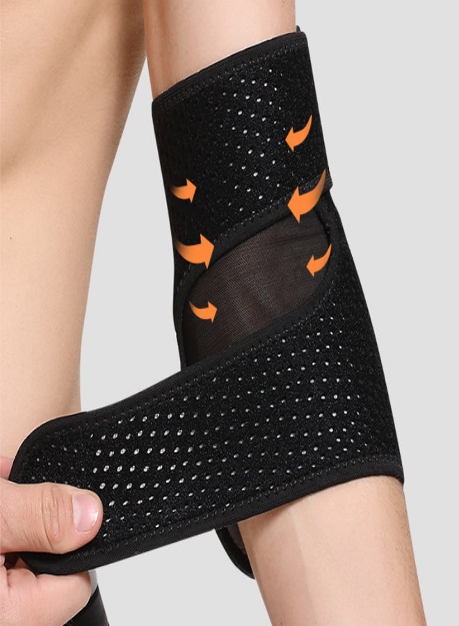 Elbow Support, Elbow Brace, Adjustable Elbow Sleeve, Tennis Elbow Sleve, Arm Wrap Strap, Sleve for Elbow Sleeve for Gym - Image 3
