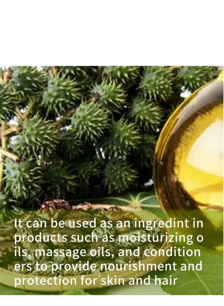 wachinas Organic Golden Castor Oil - 500mL (16.91 Fl Oz (Pack of 1)) | 100% Pure & Expeller Pressed for Hair, Skin & Digestion | Hexane Free - Image 4