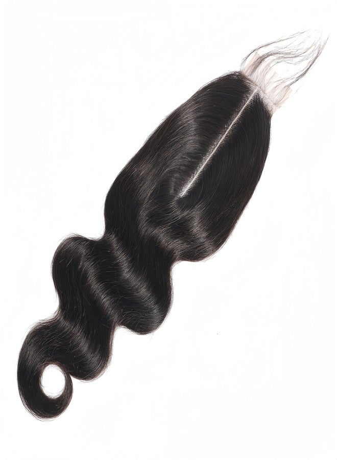 Risbaer Middle Part 2x6 Lace Closure Body Wave Remy Human Hair Wavy Lace Closure with Baby Hair (10 inch) - Image 3