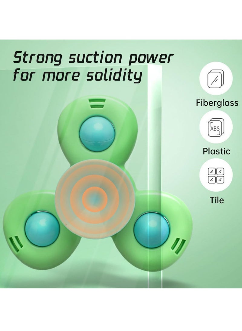 YelaJoy 3 PCS Suction Cup Spinner Toys,  Novelty Sensory Toys,  Spinner Bath Toys for Toddlers,  Great Gifts for 1- 2 Years Old (Insect) - Image 4