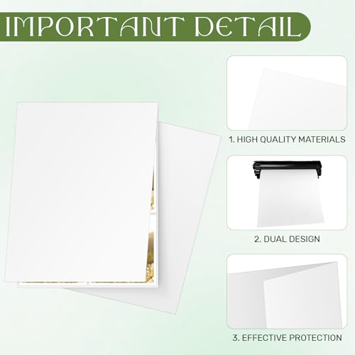 Sinload 5 Pack Laminator Carrier Sleeve 9 x 15 Inch Lamination Carrier Letter Size Thermal Laminating Carriers Sheets Lamination Thermal Protection for All Brand Laminating Pouch - Image 3