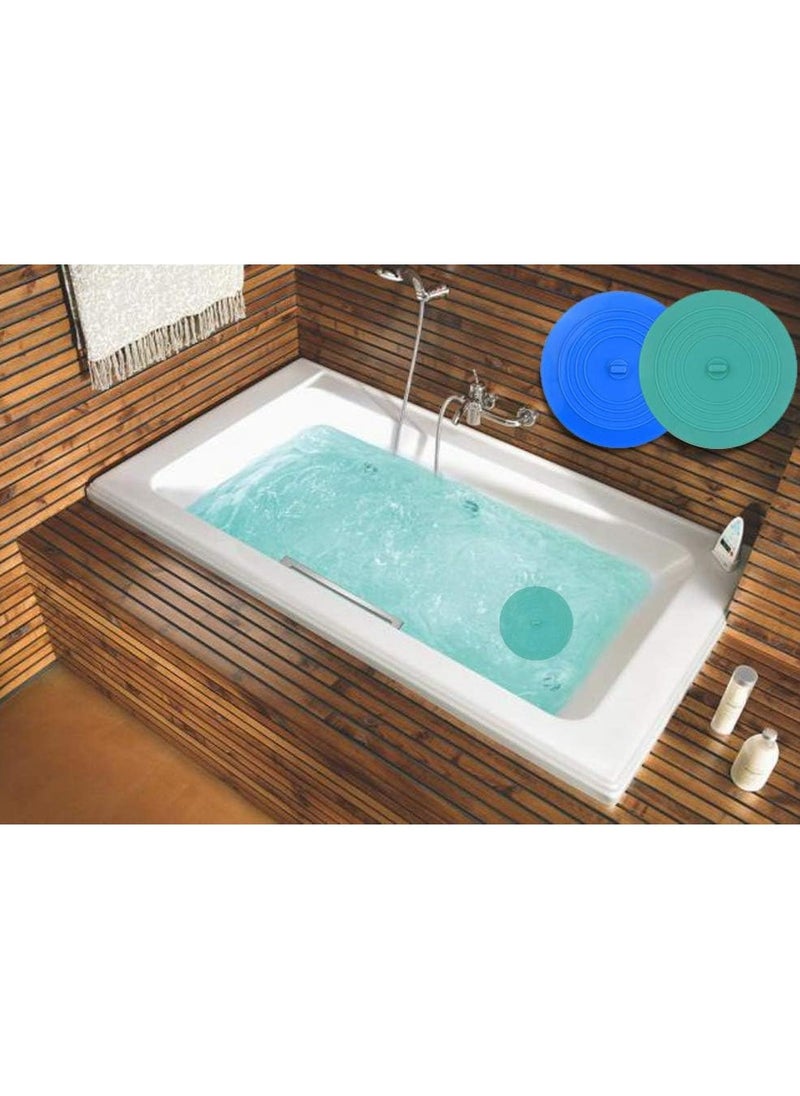 Oasisgalore 2-Pack Silicone Tub Stoppers, 6-inch Drain Plugs for Kitchen, Bathroom, and Laundry  - Image 4
