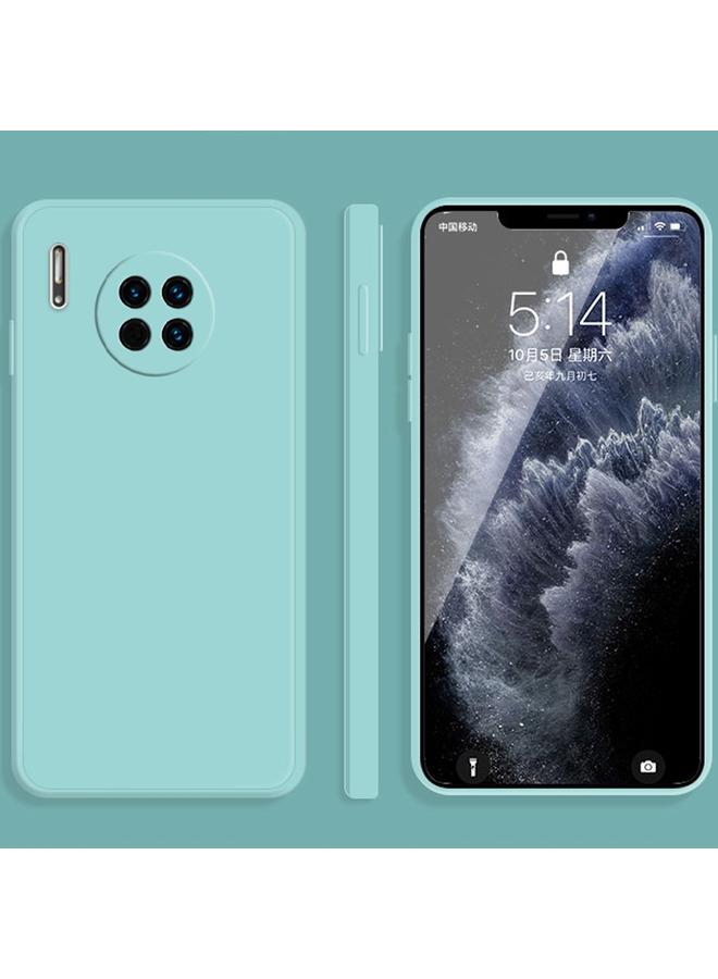 اس-توب جراب لهاتف Huawei Mate 30 Pro بلون سادة من السيليكون السائل المقلد مع حافة مستقيمة وغطاء حماية كامل مقاوم للسقوط - Image 1