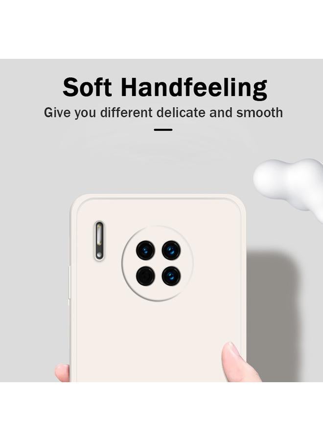 اس-توب جراب لهاتف Huawei Mate 30 Pro بلون سادة من السيليكون السائل المقلد مع حافة مستقيمة وغطاء حماية كامل مقاوم للسقوط - Image 2