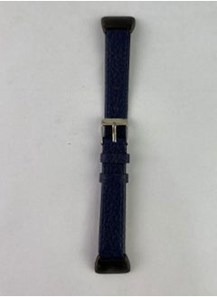 Generic Leather Strap for Honor Band 6/Huawei Band 6 (Blue) 