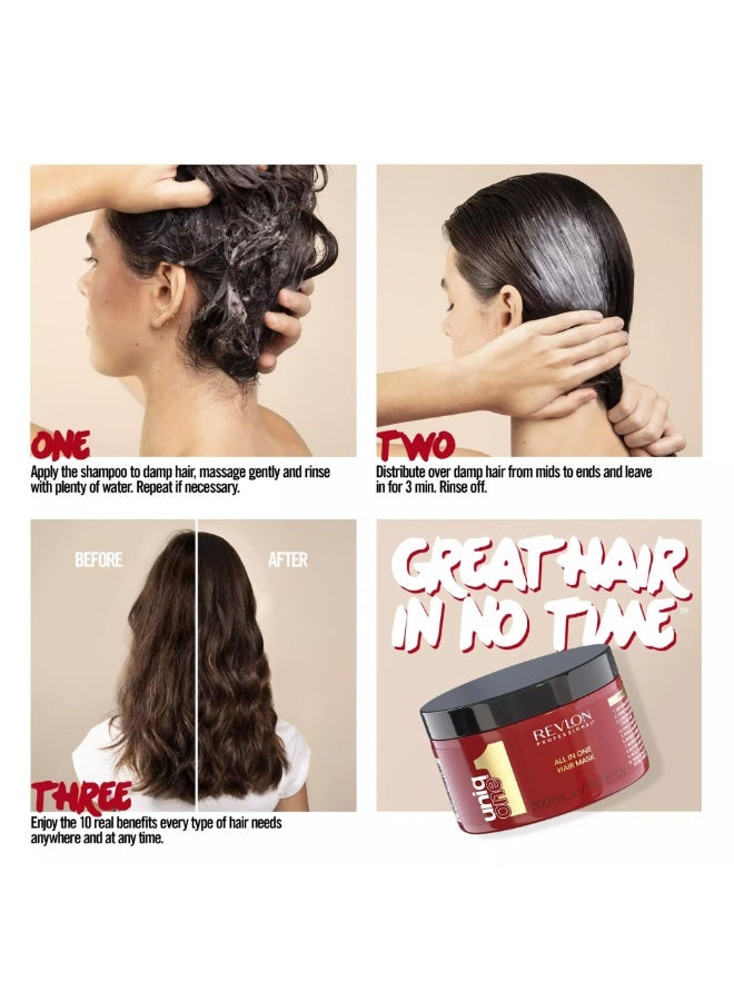 Revlon Uniq One All in One Nourishing and Repairing Hair Mask 300ml - Image 2