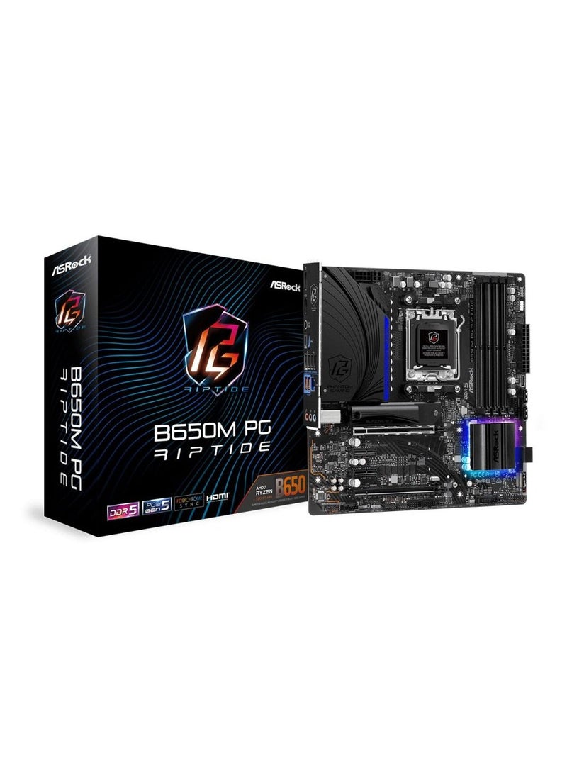 أسروك - ASRock B650M PG Riptide WiFi AMD 600 Series mATX اللوحة الأم - Image 1