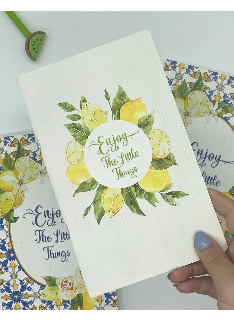 Kağıt Gemi Dükkan Paper Ship Shop Set of 2 Lemon Notebooks