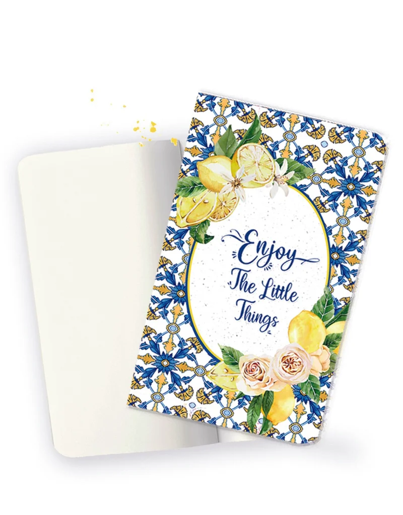 Kağıt Gemi Dükkan Paper Ship Shop Set of 2 Lemon Notebooks