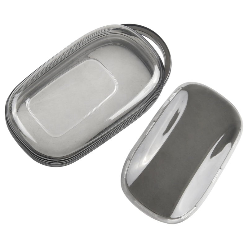Slim TPU Key Fob Cover Scratch Resistant Transparent Black For Push Button Start Cars - Image 3