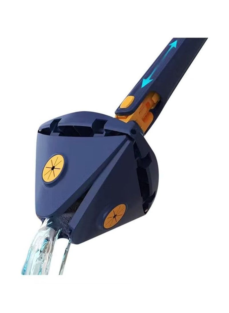 XiuWoo Rotatable Adjustable Cleaning Mop Extendable Triangle Mop Imitation Hand Twist Quick Dry Mop Automatic Water Squeezing Mop for Floor Ceiling Wall - Image 2