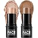 FOCALLURE 2 Pcs Mineral Cream Contour StickMoisturize Highlighter and Bronzer PenNon Stick Face Brightens Shades PencilLong Lasting Smooth Gliding Face Illuminator MakeupMedium - Image 2