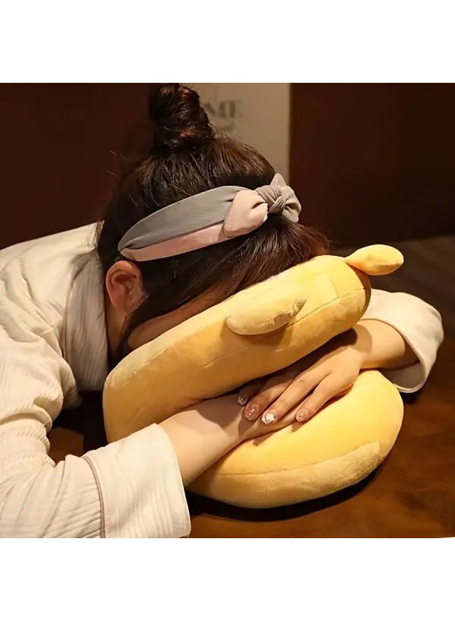 كولومي سينامورول وسادة قيلولة مزدوجة الجوانب وسادة قطيفة ناعمة داعم عنق مريح للسفر - Image 5