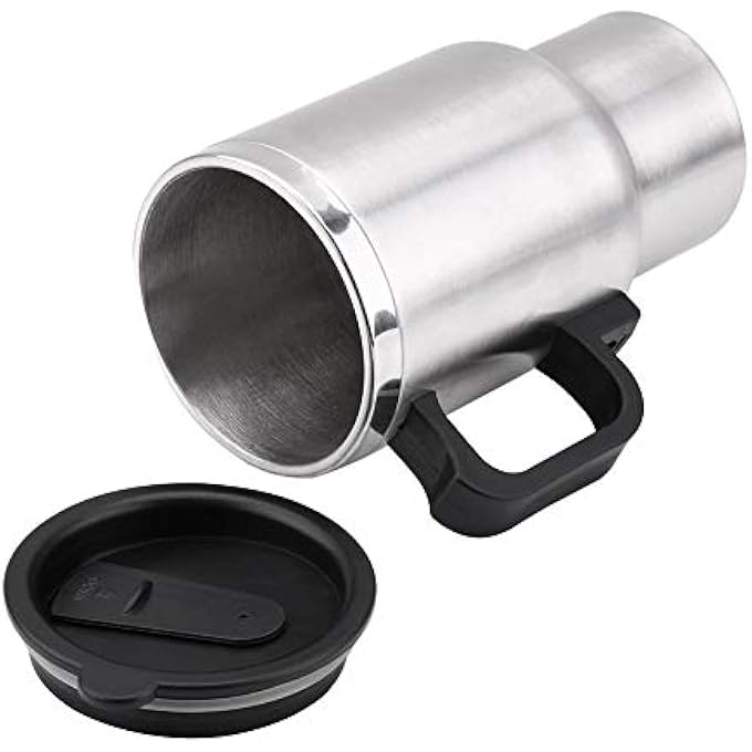 Keenso 12V Stainless Steel Electric Heating Cup With Cigarette Lighter 450Ml - Image 4