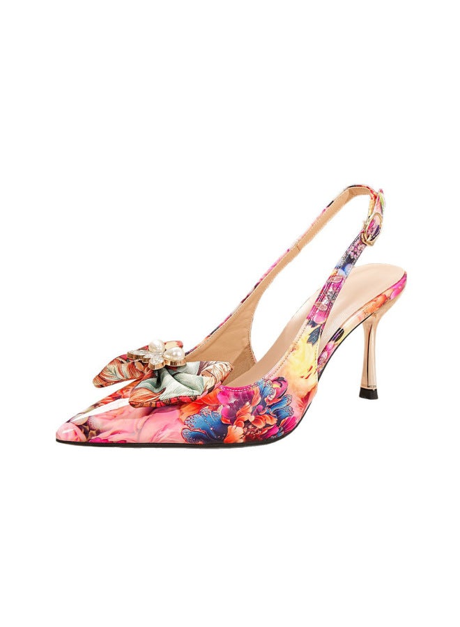 French-Style Closed-Toe Stilettos | Pointed-Toe Thin-Heeled Sandals with Stunning Comfort - Image 1