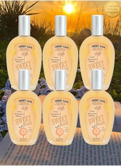 Peach 6 Pieces Sweet Cafe Peach Perfume EDP 100ML  - Image 1