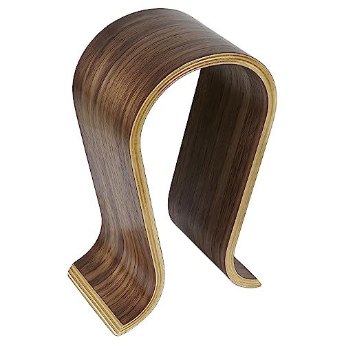 Linkidea Stand for Wooden Omega Headphones Stand/Headset Holder/Desk Display Hanger, Fit Audio-Technica, Bose, AKG, Sennheiser, Beats Studio Solo and Many Earphones - Image 1