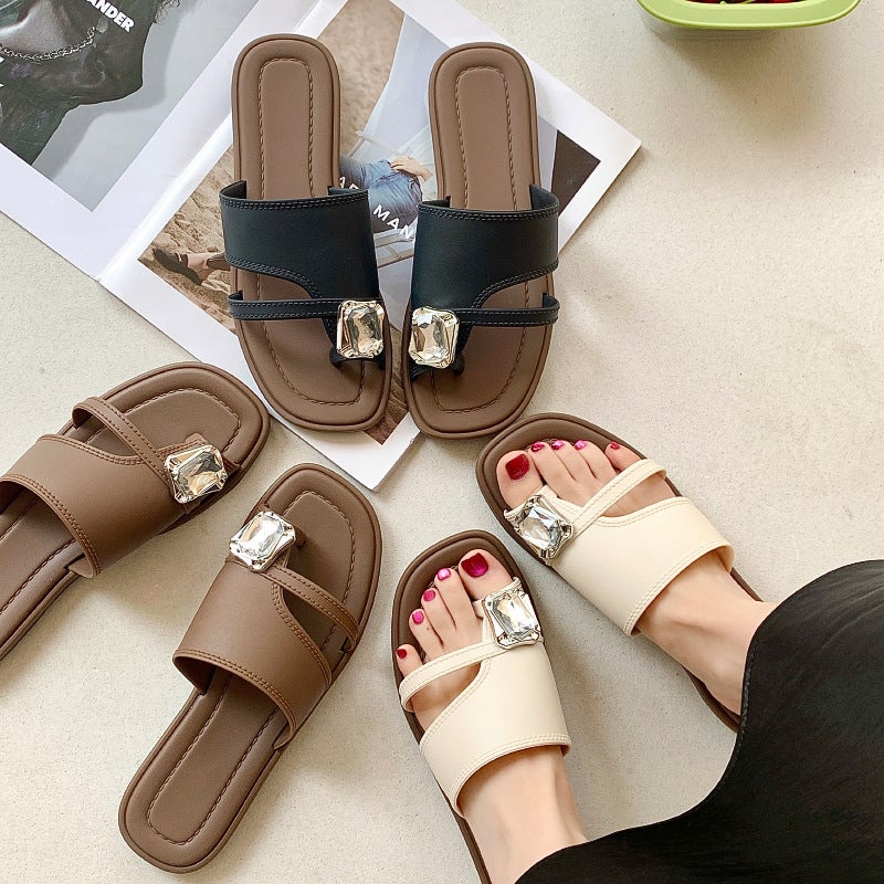 Women's Open-Toe Sandals - Summer Roman Style, Retro, Versatile Flat Beach Shoes - Image 5