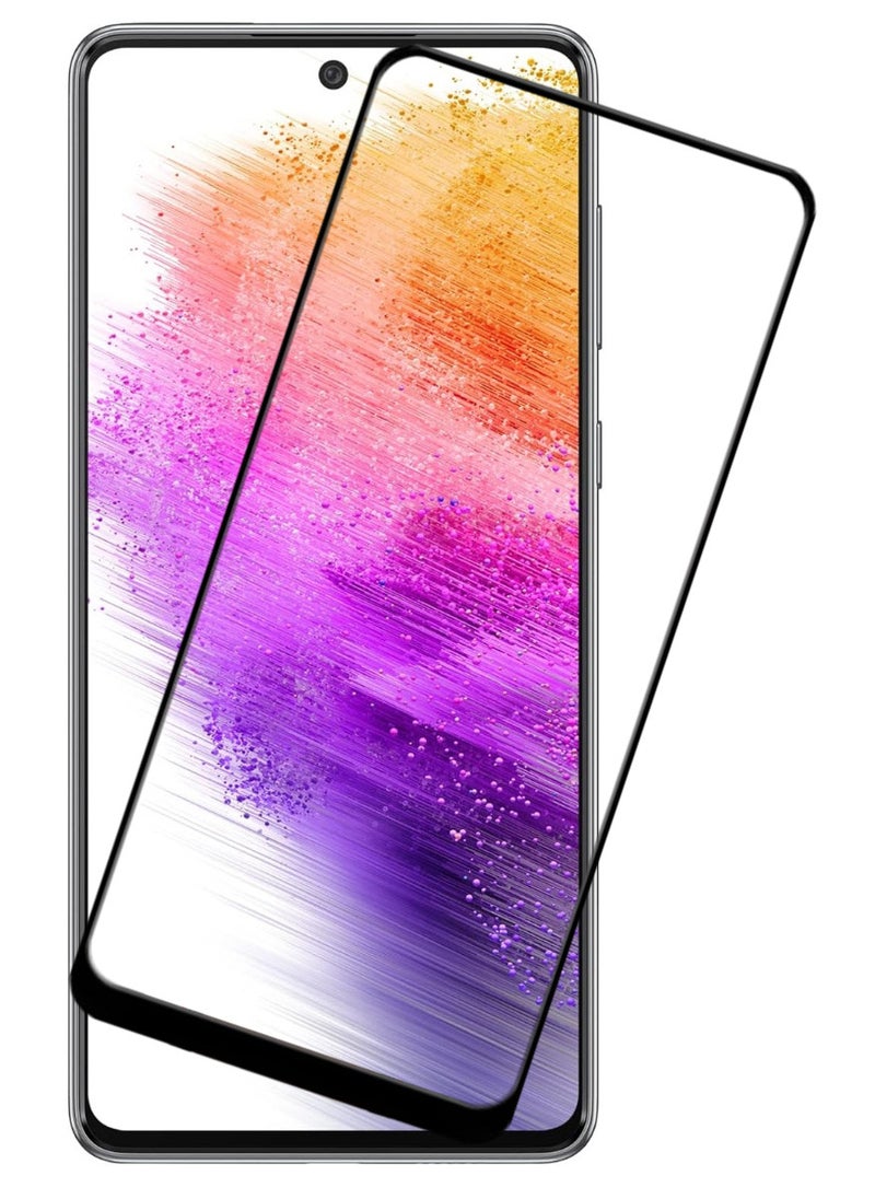 ACLIX Antistatic ESD Dustproof Premium Quality High Definition Tempered Glass Screen Protector Designed For Samsung Galaxy A73 5G - Image 1