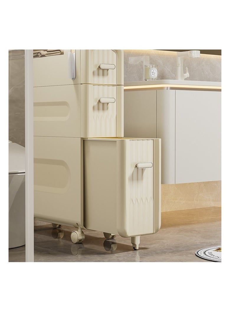 Bathroom Organizer Storage Narrow Slim Bathroom Floor Cabinet with Drawers Waterproof Toilet Paper Storage for Small Space - pzsku/ZED24D4D43290D293FBFCZ/45/_/1699639639/c3cb2928-6f7b-4e04-b667-64cfe34507e5