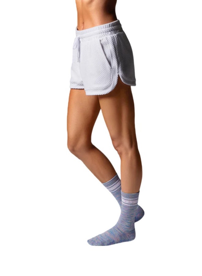 TAVI RETREAT TERRY SHORTS WHITE - Image 2