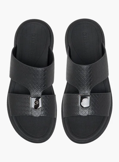 Le Confort Men Textured Slip-On Comfort Sandals