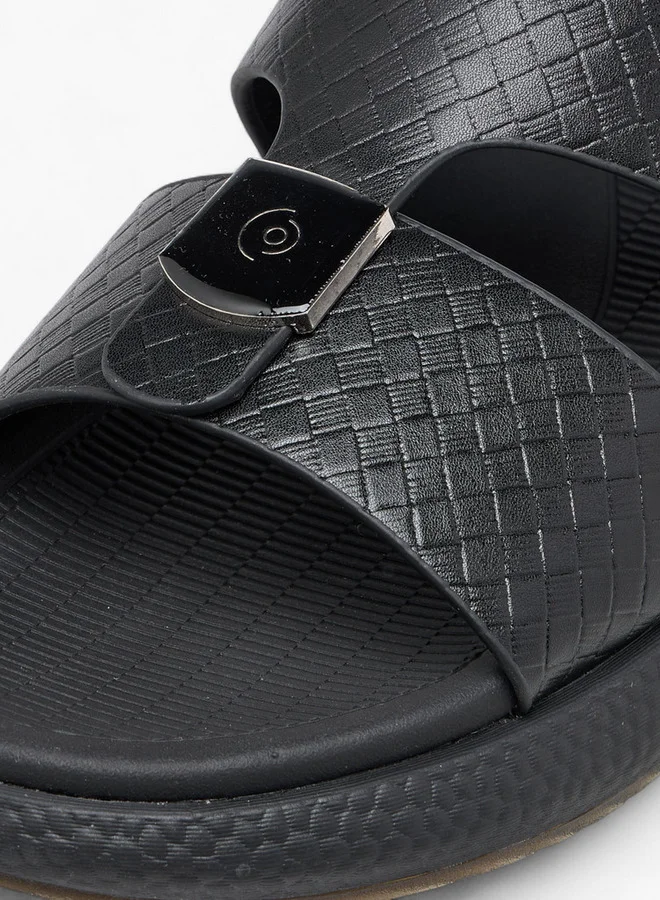 Le Confort Men Textured Slip-On Comfort Sandals