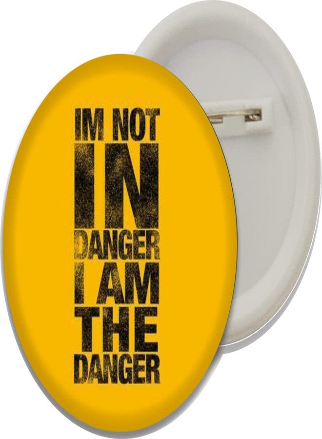D2C Round Plastic Button Badges of Printed Rock | Back Off | Think Less Feel More | Single by Choice (Just Not My Choice) Quoted Badges (Pack of 5) - Image 2
