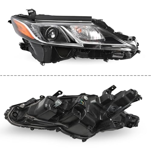 Generic 2018-2022 Camry Headlights,LED Projector Headlight Assembly Compatible with Toyota Camry L LE SE,Headlight Headlamp for Camry 2018-2022 Replacement Right Passenger Side, Black - Image 2