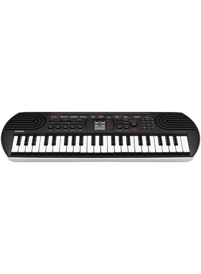 Casiotone Mini Keyboard SA-81 with Piano tones, Black (44 Keys) - Image 1