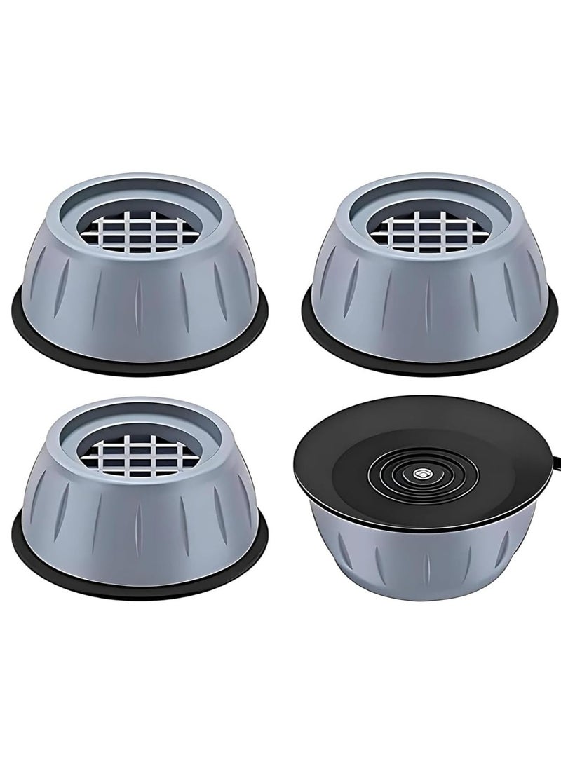 RACO Anti Vibration Pads for Washing Machine, Dryer Foot Pads - Noise Reduction, Shock Absorption, Non-Slippery Floor Protector for Hardwood and Tile Floors, Universal, Pack of 4  - Image 1