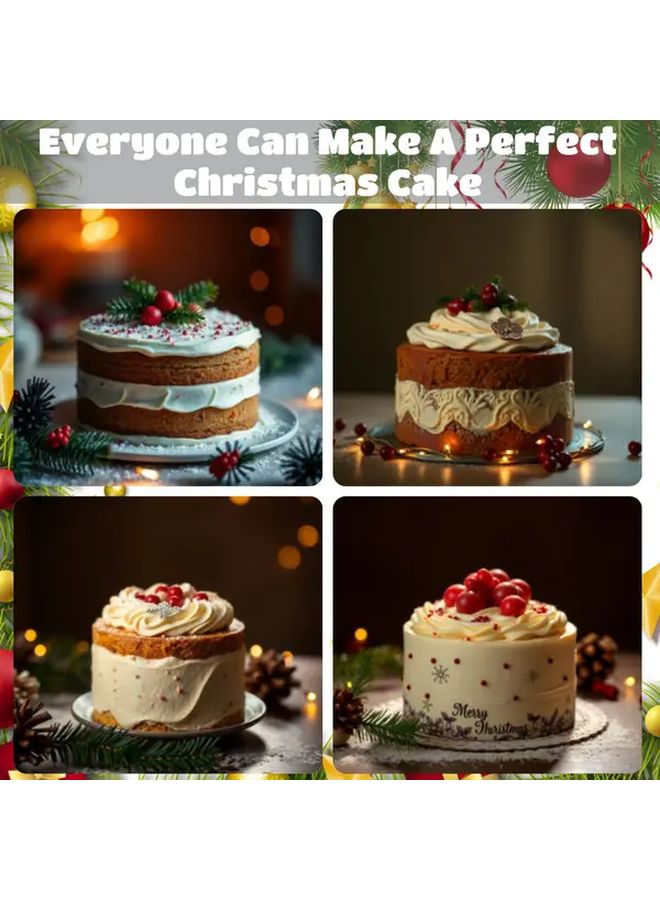 3pcs 7 Inch Round Aluminum Baking Moulds Silvery Easy Clean For Cakes - Image 2