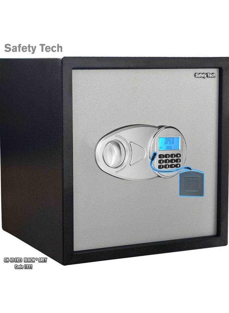 Safety Tech GN40 EID3 Electronic Safe - Digital Display, Burglar Alarm, and Double Locking System - Image 4