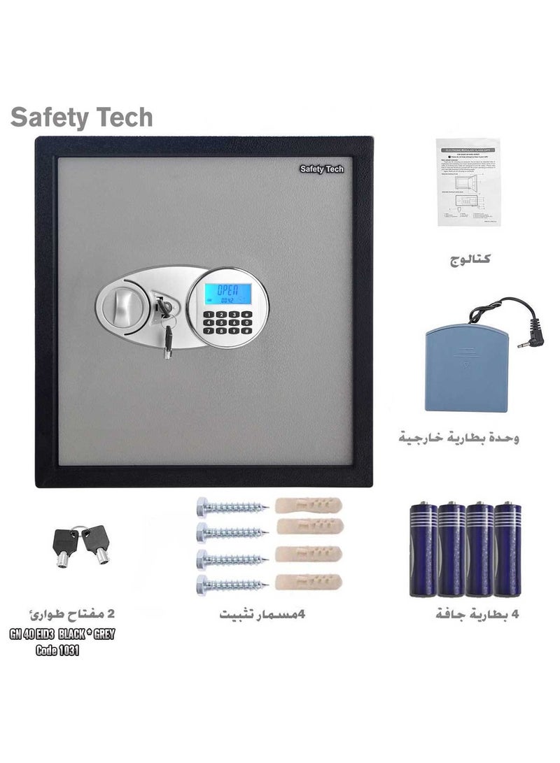 Safety Tech GN40 EID3 Electronic Safe - Digital Display, Burglar Alarm, and Double Locking System - Image 5
