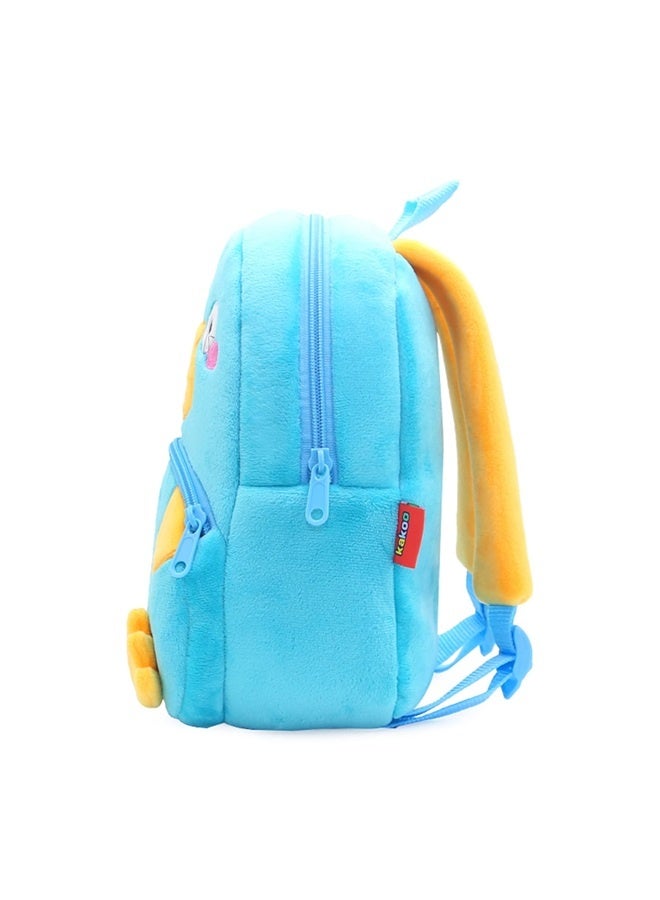 Cute Toddler Backpack,Cartoon Cute Animal Plush Backpack Toddler Mini School Bag for Kids Age 2-4 Years Old(Platypus Blue)  - Image 4