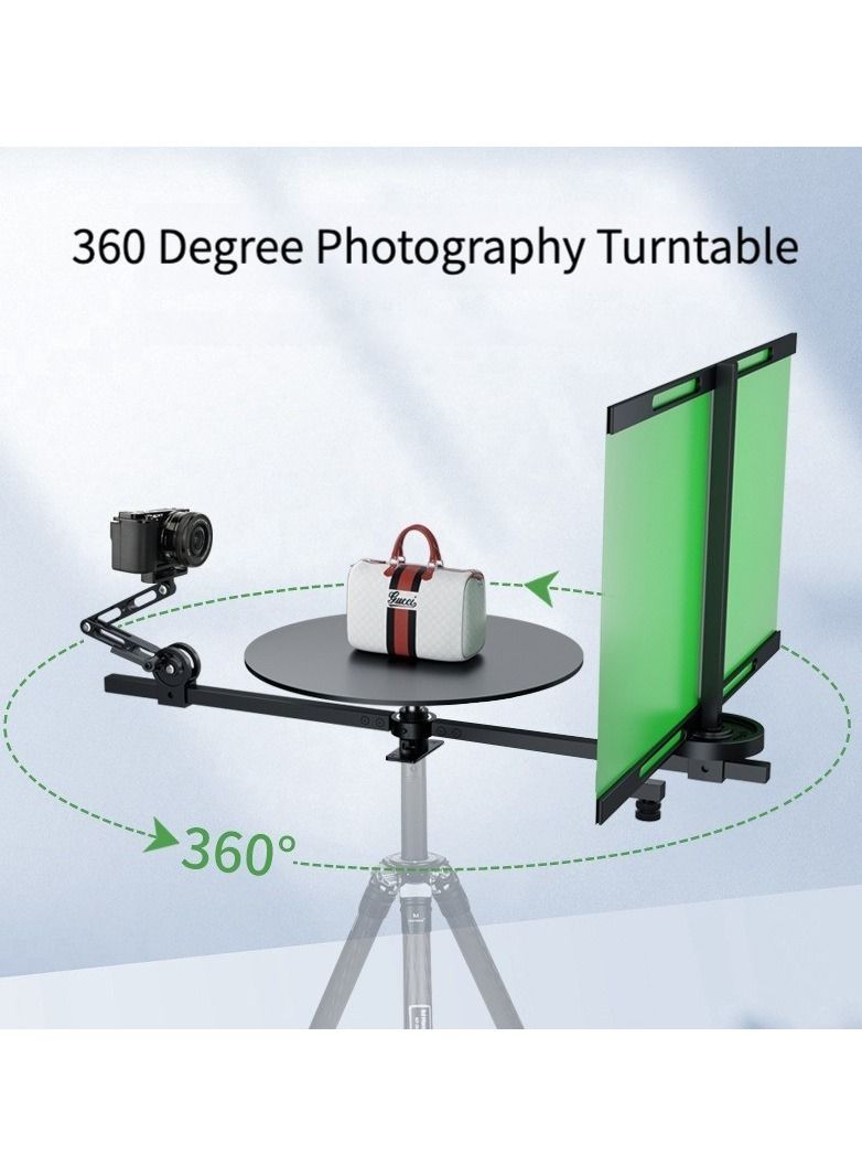 VRIG BH-12 360 Degrees Camera Rotating Platform Product Display Photography Table Load 3Kg 400mm diameter