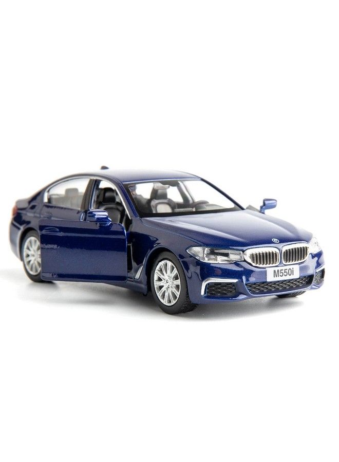 RMZ City Compatible For Bmw M550I Car Model 1:36 Diecasting Alloy Toy Car, Pull Back Vehicles Toy Car For Toddlers Kids Boys Girls Gift Blue - Image 1